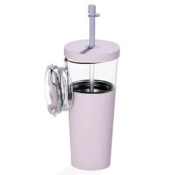Traveling Mugs*Adnart 2 In 1 Insulated Bottle - Light Pink