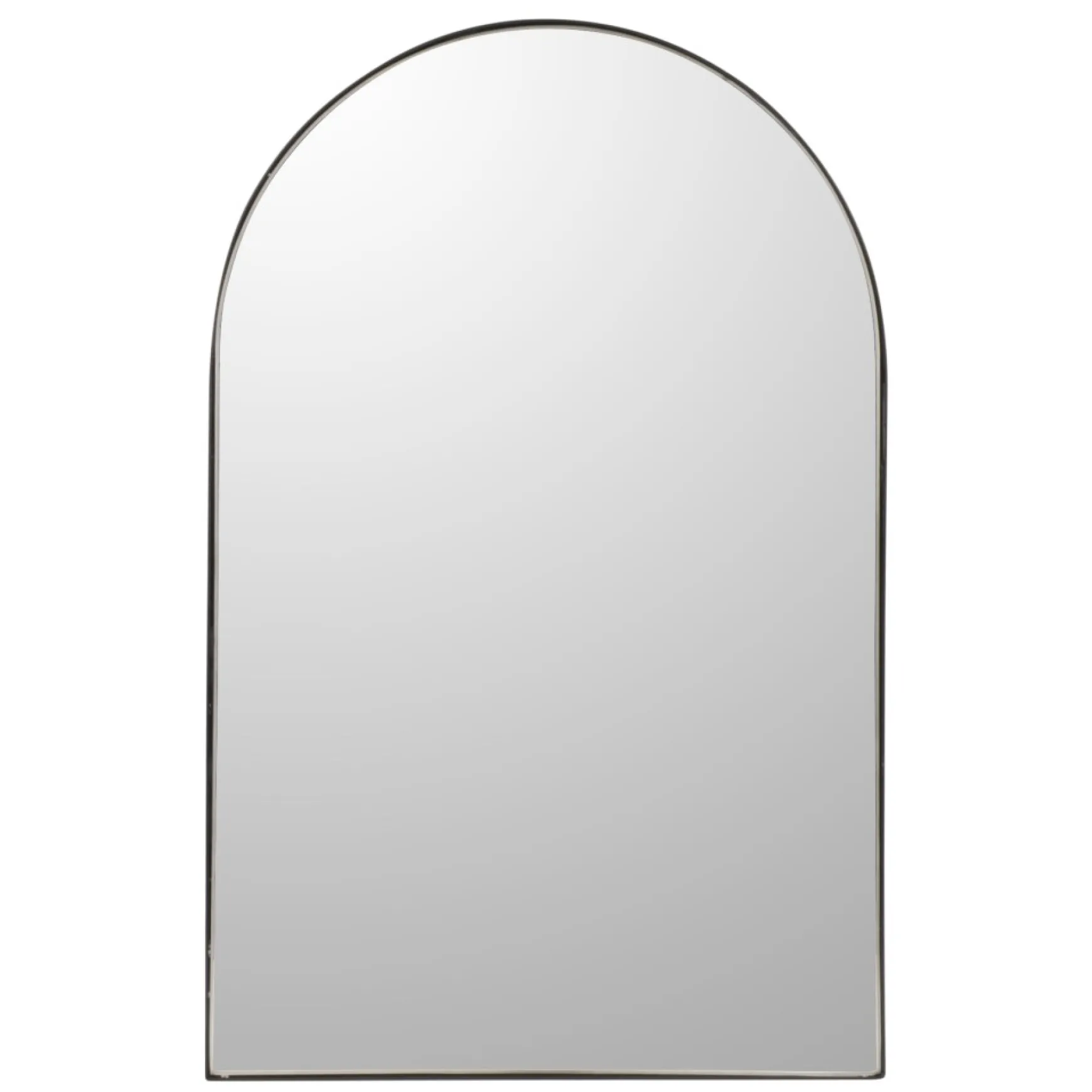 Mirrors*Attitudes Import 2 Arched Mirror - Black Metal Edge