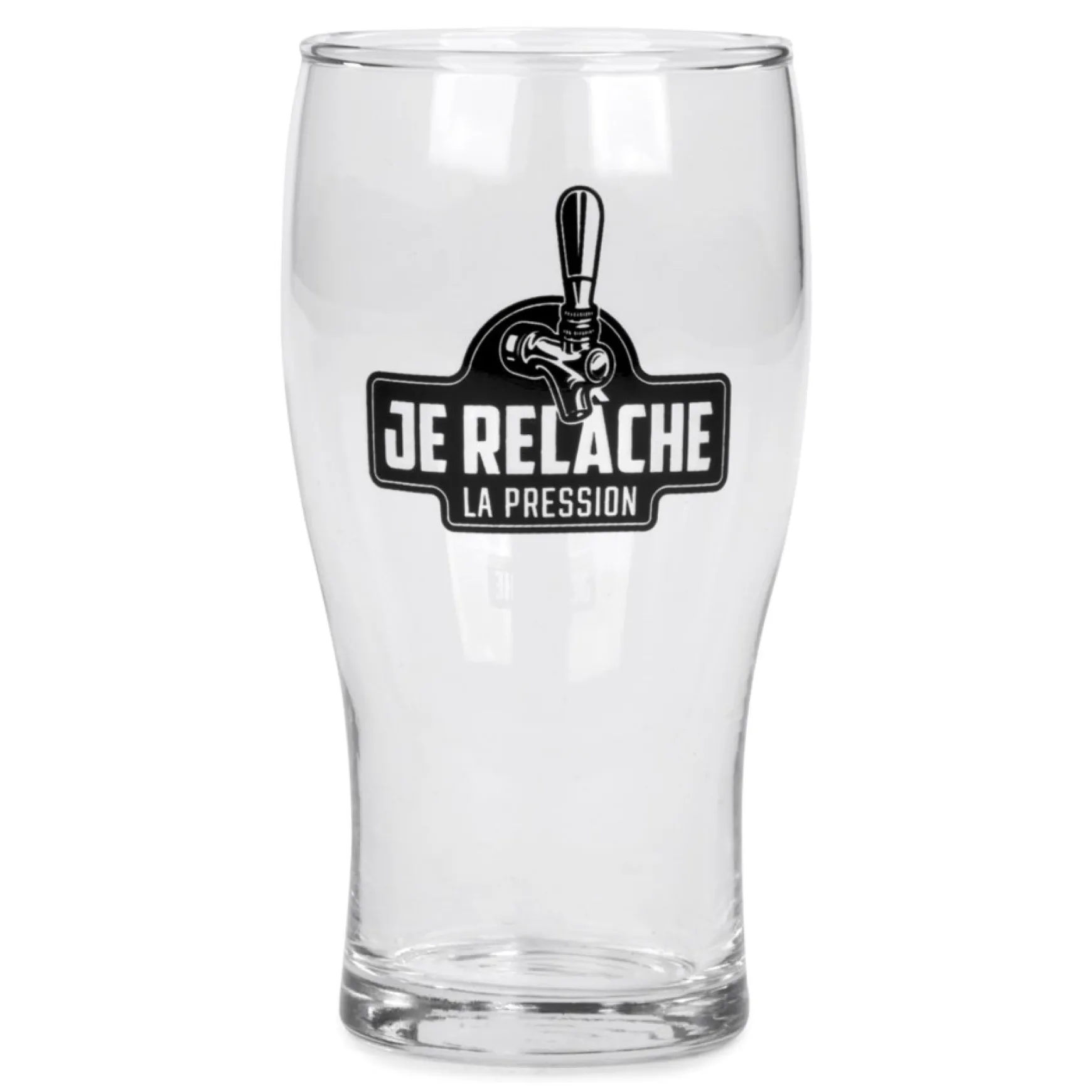All For Beer*Attitudes Import 2 Beer Glass - Je Relache