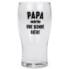 Products With Text*Attitudes Import 2 Beer Glass - Papa Merite