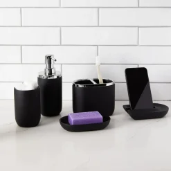 Bathroom*Umbra Black Bath Accessories – Junip