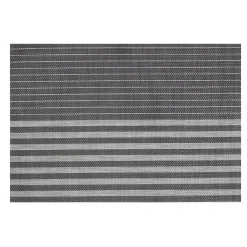Tablecloths, Placemats & Napkins*Harman Black Vinyl Placemat - Lined