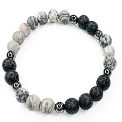 Bracelets*Dhyaan Bracelet With Customizable Charm For Men - Raphael