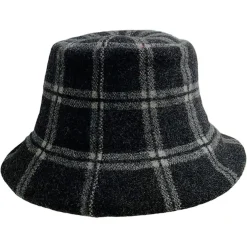 Scarves, Gloves & Hats*Pathz Bucket Hat - Black Plaid