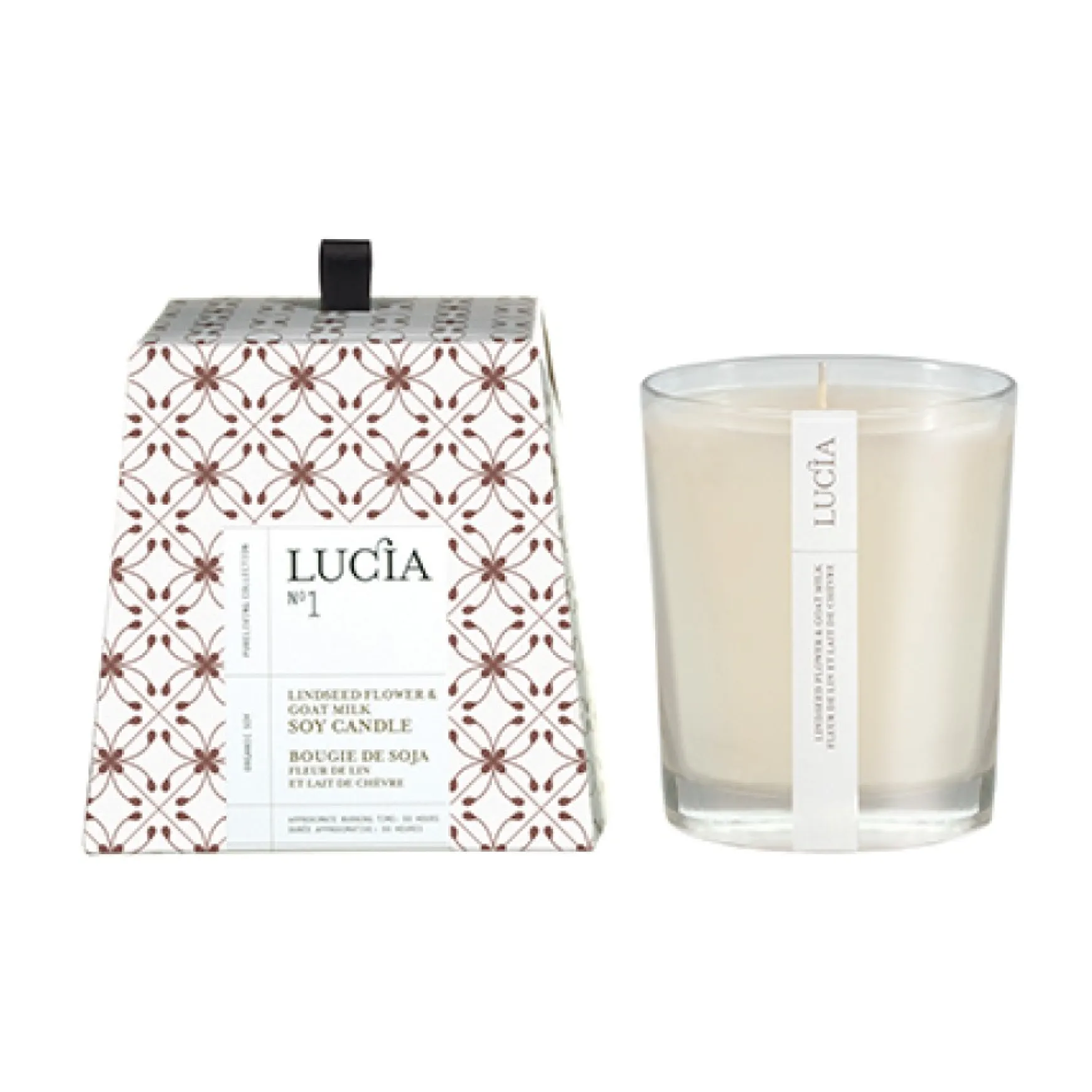 Scented Candles*Pure Living Candle 50H - Goat Milk And Linseed Oil