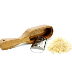 Preparation & Cooking*Danesco Cheese Grater - Acacia Wood