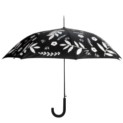 Umbrellas For Adult*Attitudes Import 2 Color Changing Umbrella - Flowers And Leafs