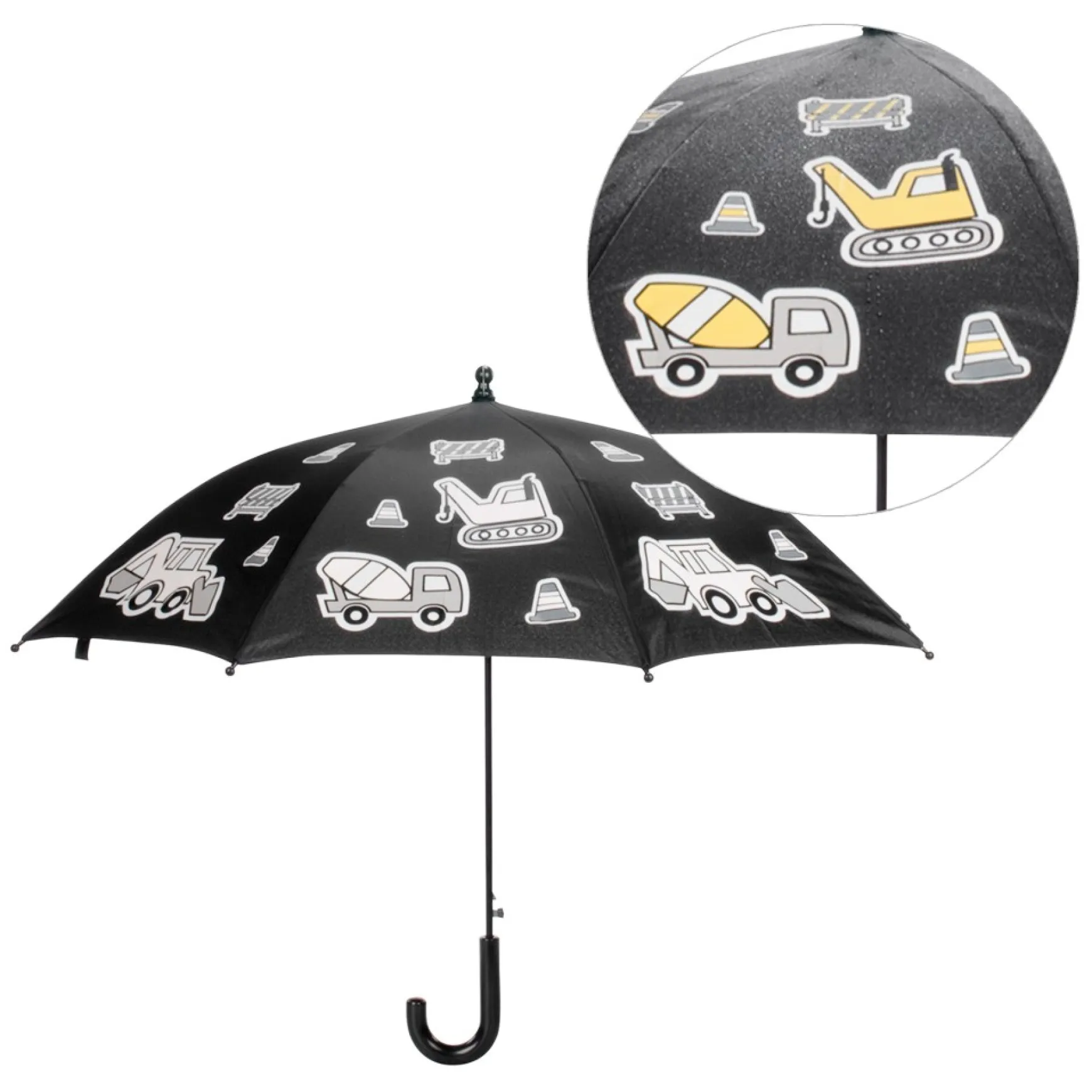 Umbrellas For Adult*Attitudes Import Color Changing Umbrella For Children - Trucks