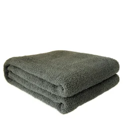 Throws*Agence K Deluxe Knitted Throw - Bottle Green