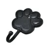 Handles & Hooks*Nostalgia Import Dog Paw Hook - Black