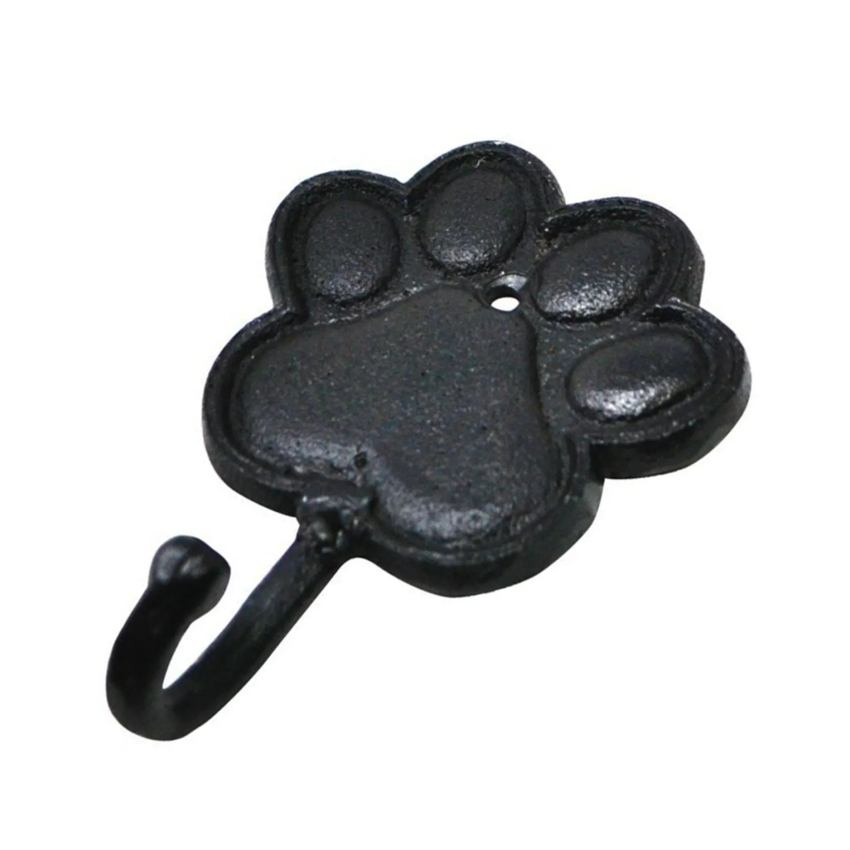 Handles & Hooks*Nostalgia Import Dog Paw Hook - Black