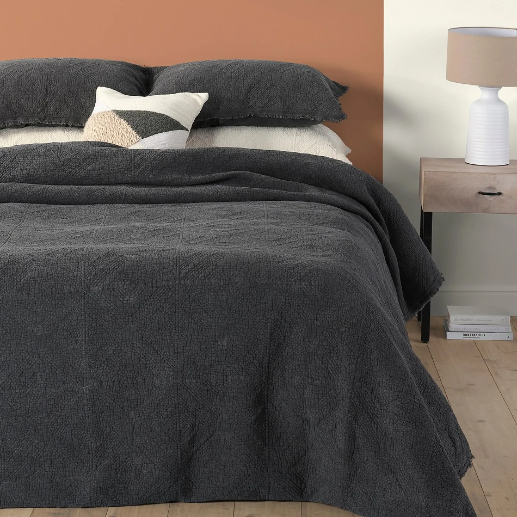 Bedding*Brunelli Duvet Cover - Stone Washed