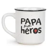 Mugs With Text*Attitudes Import 2 Embossed Mug - Heros