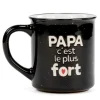 Mugs With Text*Attitudes Import 2 Embossed Mug - Le Plus Fort