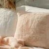 Cushions*Agence K Fake Rabbit Fur Cushion - Pink