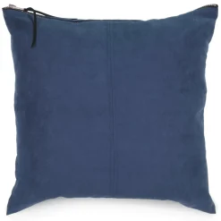 Cushions*Agence K Faux Suede Cushion - Blue
