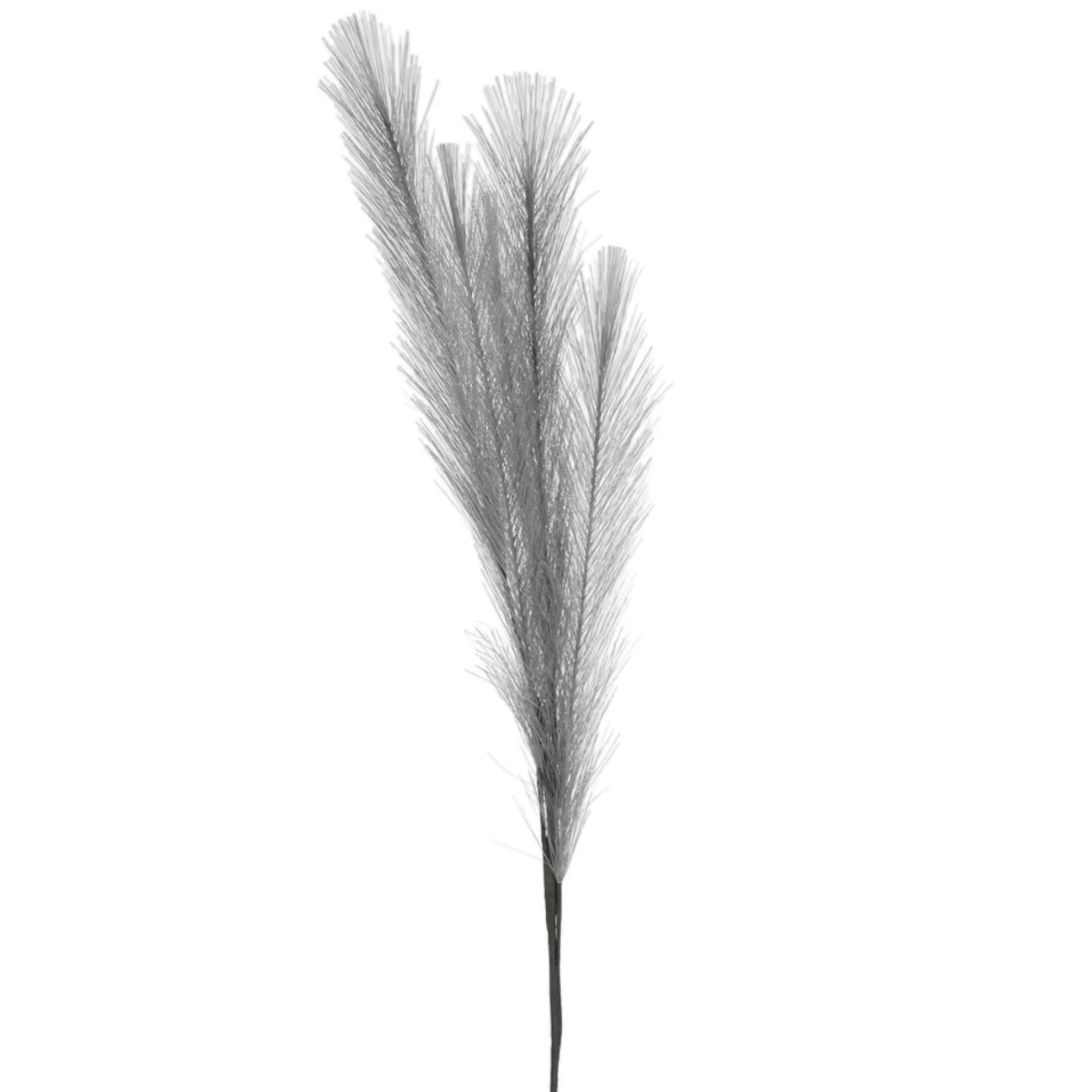 Dried Stems & Flowers*Attitudes Import 2 Feather Branch - Grey