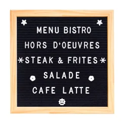 Decorative Objects*Ricardo Felt Board - Interchangeable Letters