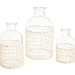 Vases & Pots*Group ADV Glass Vase With Rope