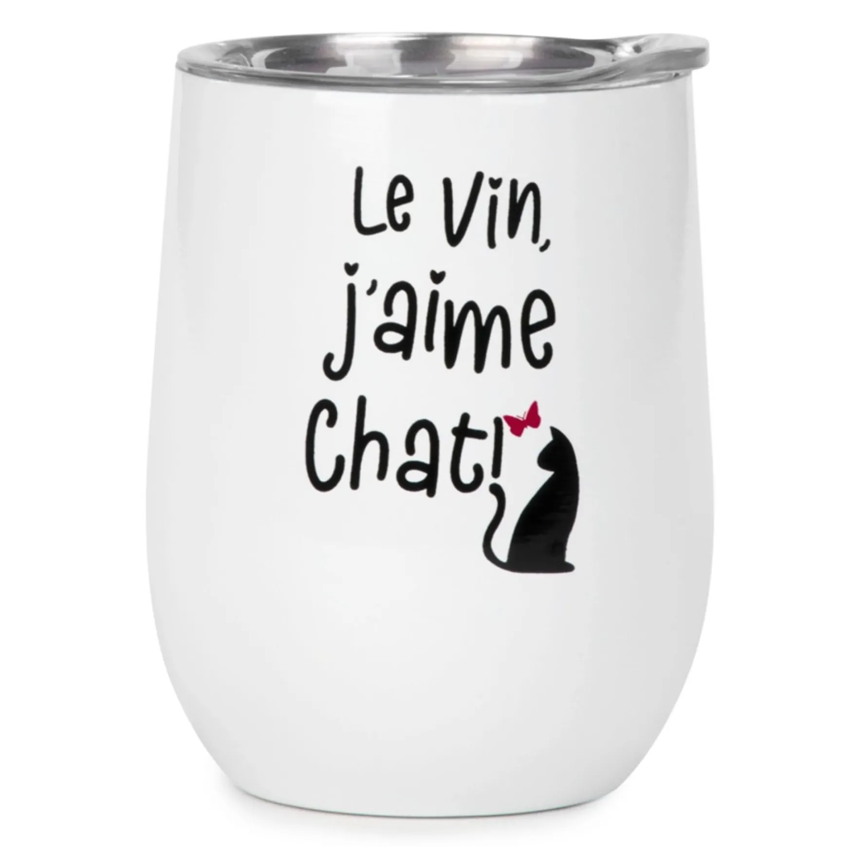 All For Wine*Attitudes Import 2 Isothermal Wine Glass - J'Aime Chat