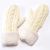 Scarves, Gloves & Hats*Pathz Knit Mittens - Ivory