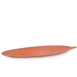 Plates, Trays & Containers*Attitudes Import 2 Leaf Tray - Rusty