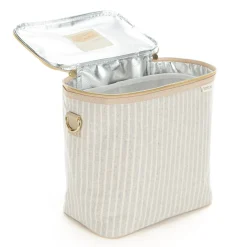 Lunches*So Young Lunch Box - Sand & Grey Striped