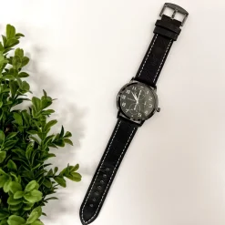 Watchs*Clock it to ya Men's Watch - White Stitching