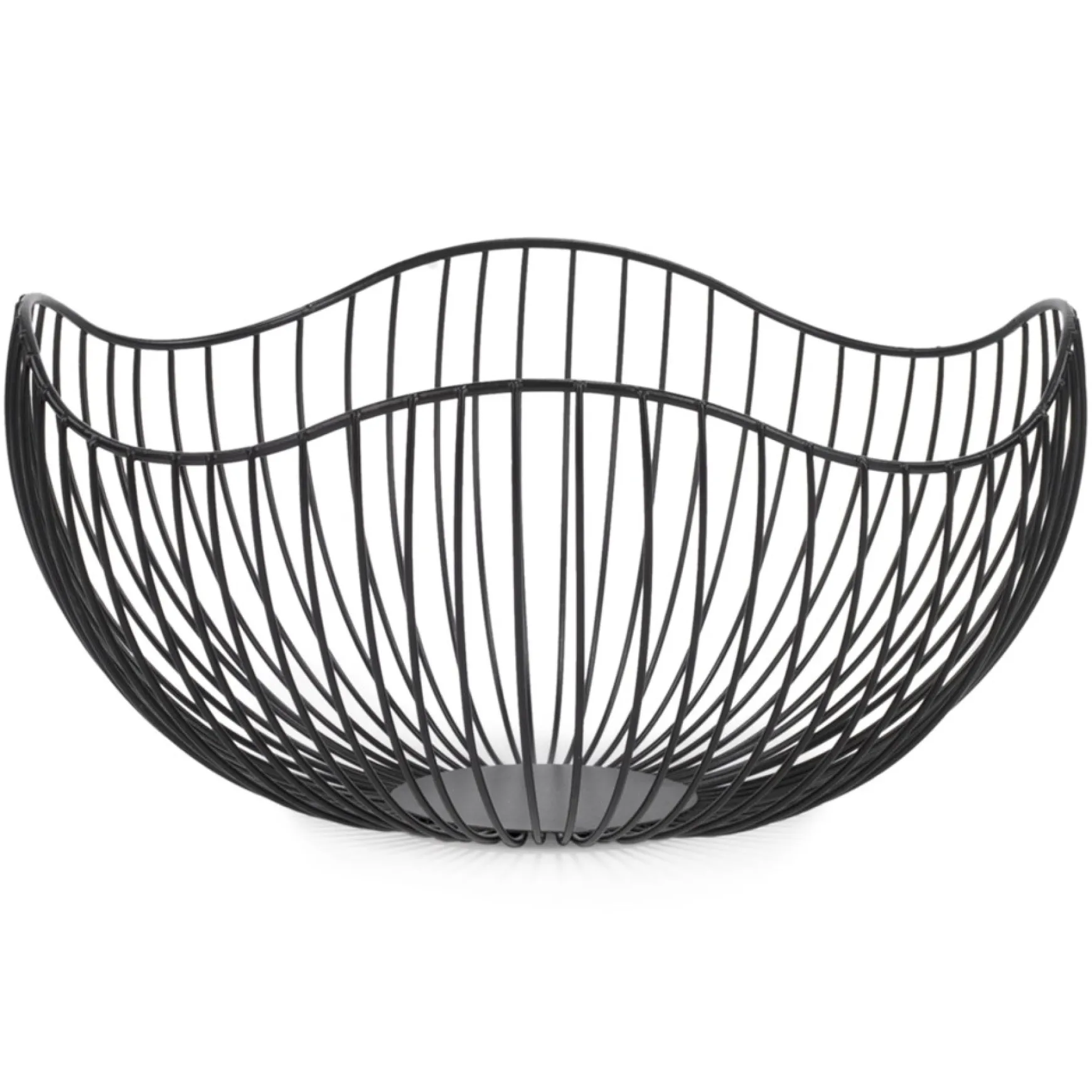 Organization*Attitudes Import 2 Metal Wire Basket - Black