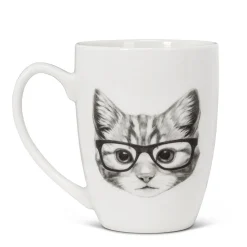 Mugs*Abbott Mug - Cat With Glasses