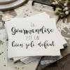 Tablecloths, Placemats & Napkins*Attitudes Import 2 Napkins - La Gourmandise
