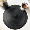 Tablecloths, Placemats & Napkins*Nostalgia Import Polyester Placemat - Black