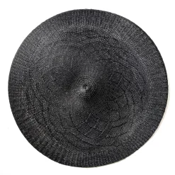 Tablecloths, Placemats & Napkins*Nostalgia Import Polyester Placemat - Black