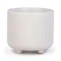 Vases & Pots*Attitudes Import Pot On Stand - Rainbow