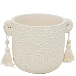 Vases & Pots*Nostalgia Import Pot With 5" Fringe - Uvita