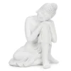 Decorative Objects*Attitudes Import Resting Buddha - White