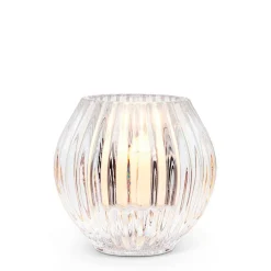 Candle Holders*Abbott Reversible Glass Candle Holder - Clear