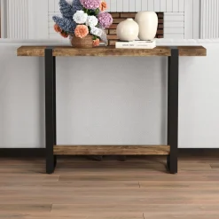 Tables*Safdie & Co Rustic Console Table - .