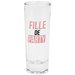 All For Spirits*Attitudes Import Set Of 4 Shot Glasses - Girl's Party