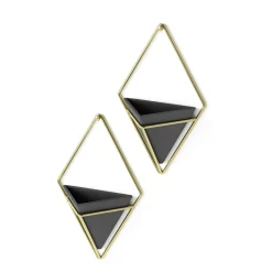Wall Planters*Umbra Set Of 2 Wall Mounted Planters - Trigg Black