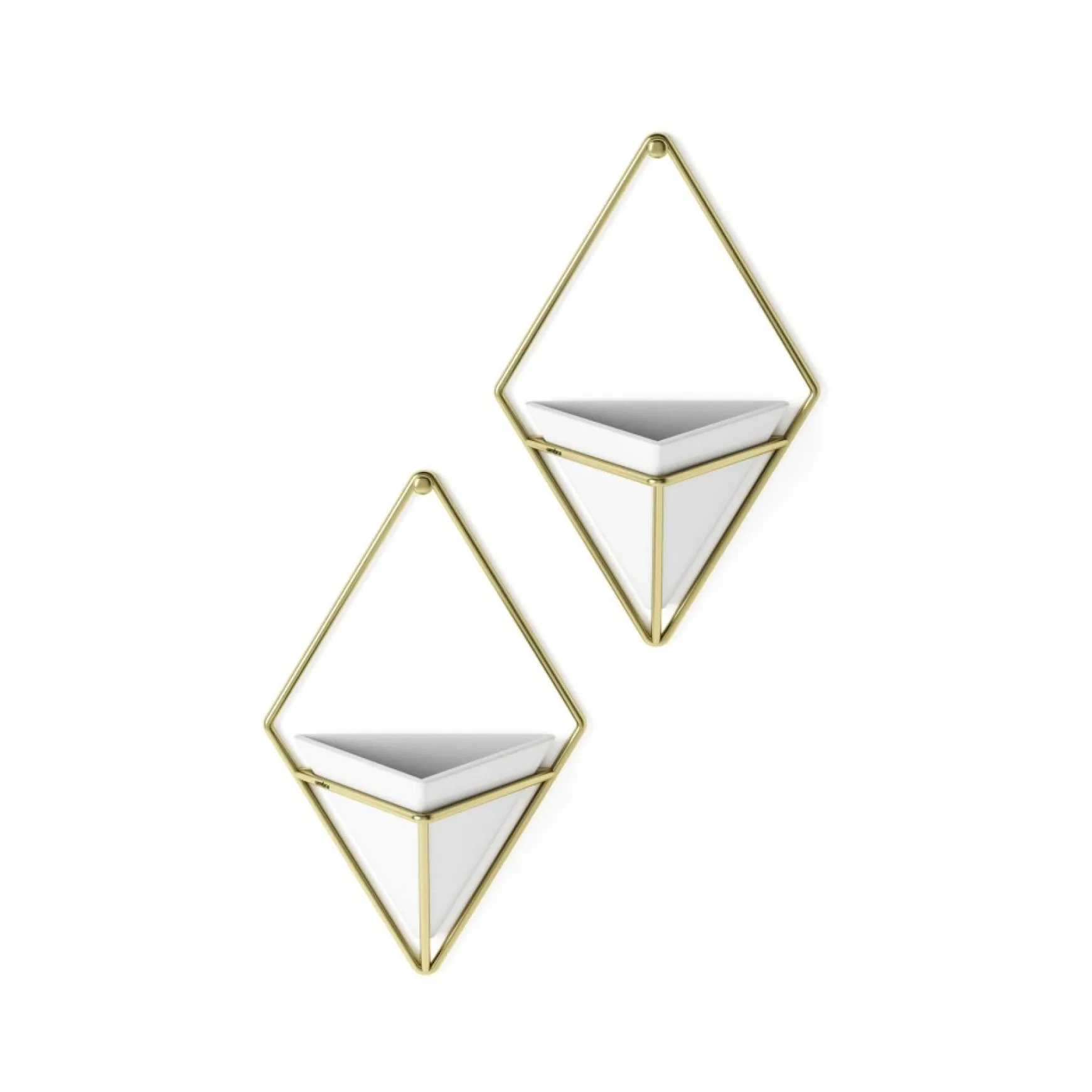 Wall Planters*Umbra Set Of 2 Wall Mounted Planters - Trigg