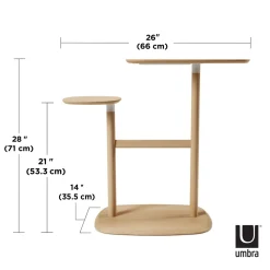 Tables*Umbra Side Table With Swivel Shelves - Swivo