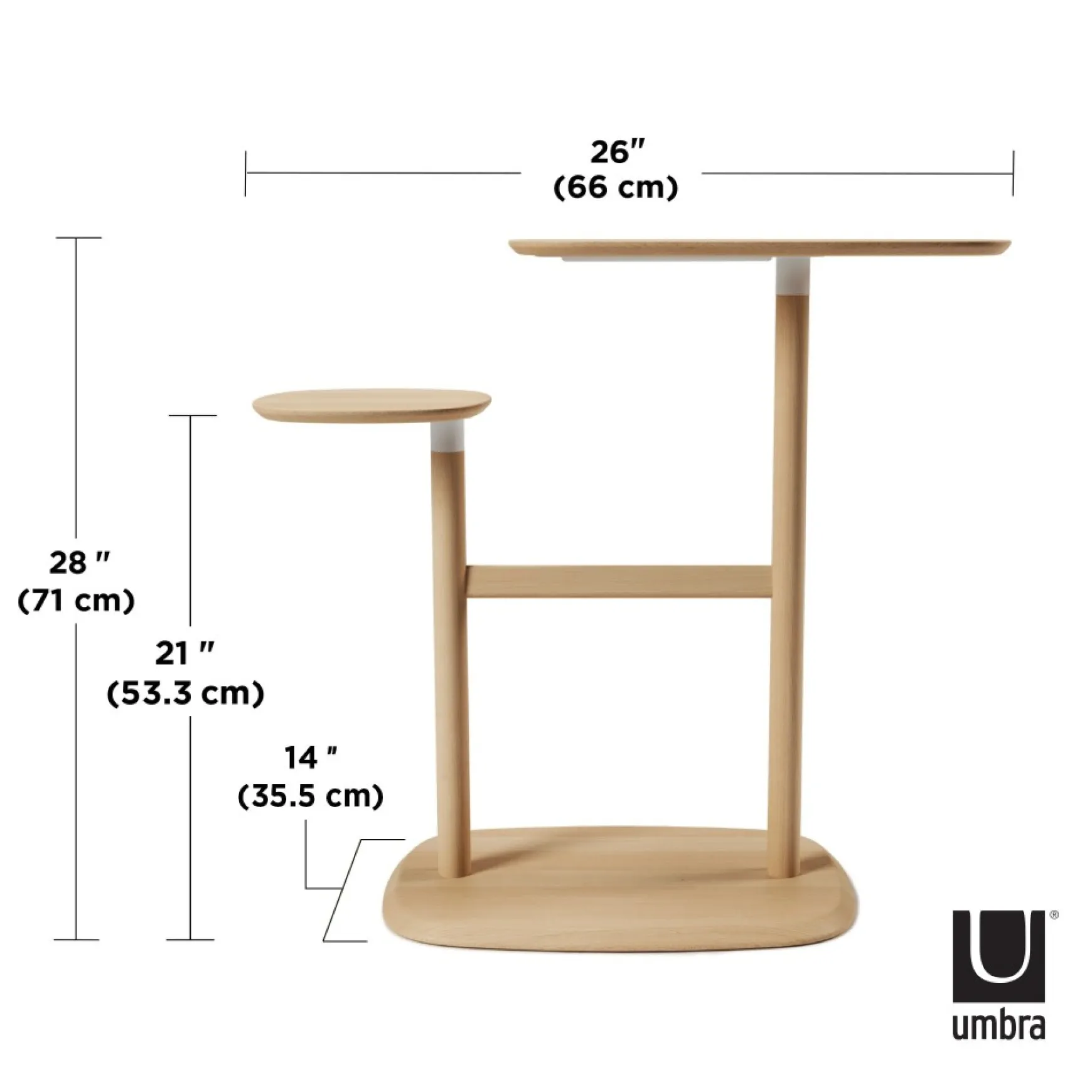 Tables*Umbra Side Table With Swivel Shelves - Swivo