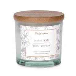 Decorative Candles*Attitudes Import Small Glass Candle - Fresh Cotton