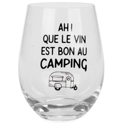 All For Wine*Attitudes Import Stemless Wine Glass - Camping