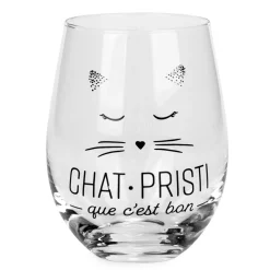 All For Wine*Attitudes Import Stemless Wine Glass - Chat-Pristi