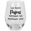 All For Wine*Attitudes Import Stemless Wine Glass - Les Bons Papas