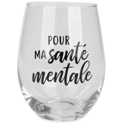 All For Wine*Attitudes Import Stemless Wine Glass - Sante Mentale