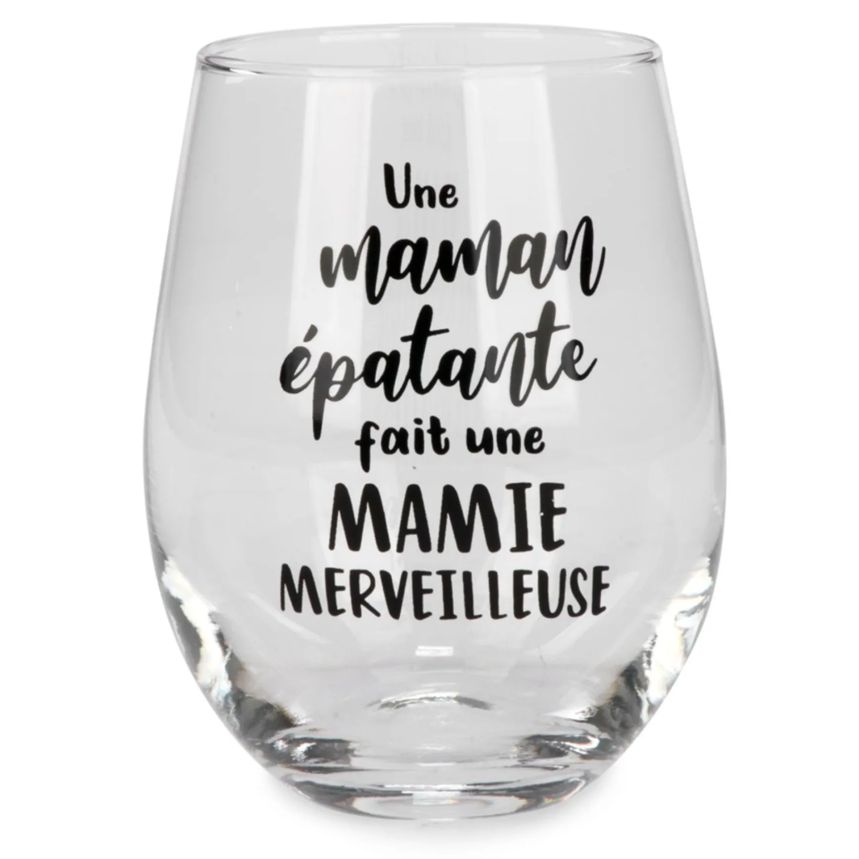 All For Wine*Attitudes Import Stemless Wine Glass - Une Maman...
