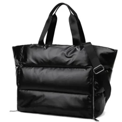 Tote Bags*Pathz Tote Bag - Black Puffer